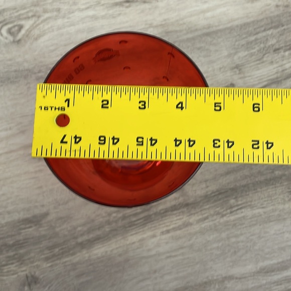 Ohio State Buckeyes OSU Logo Go Bucks! Red Plastic Oversized Stemmed Cup - Picture 6 of 8